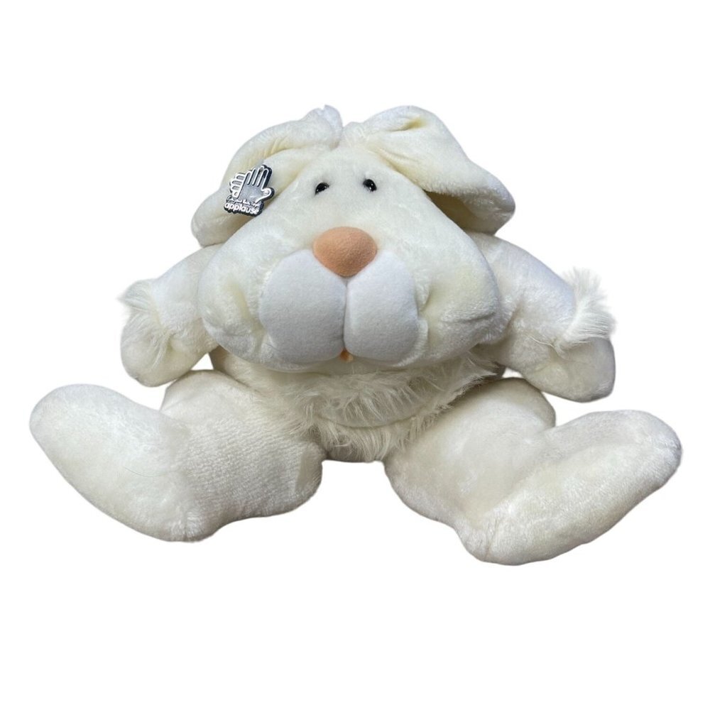 Applause LINDA NOVCK CARROT PATCH BUNNY VTG 1983 Stuffed Animal Plush